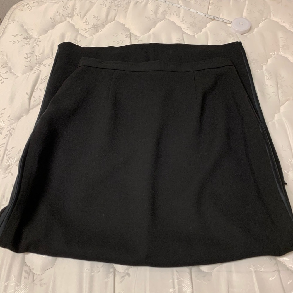 Joseph Ribkoff black floor length a-line skirt S10